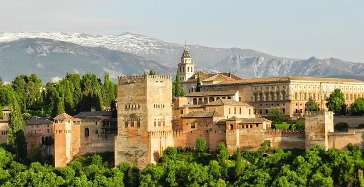 Istana Alhambra, Granada, Andalusia, Spanyol.