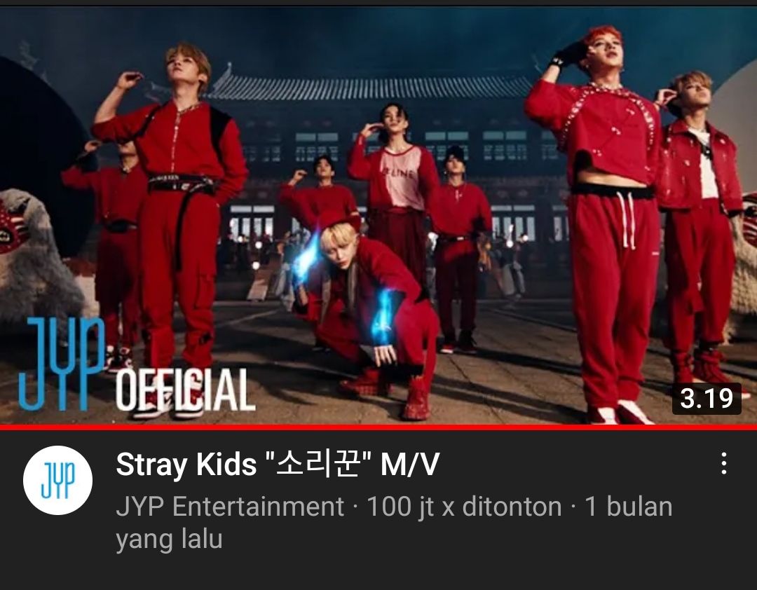 Daebak! MV Thunderous Stray Kids Secepat Kilat Menembus Rekor 100 Juta Tampilan di YouTube