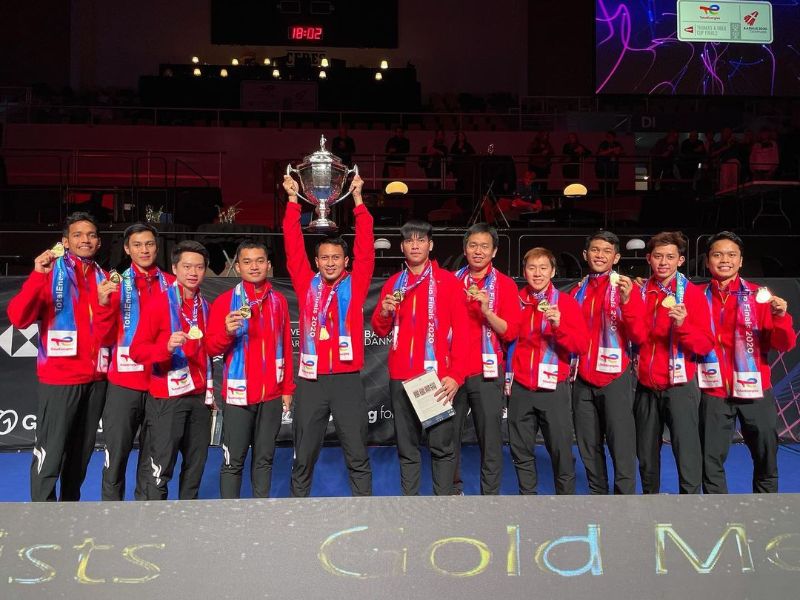 Indonesia Juara Piala Thomas 2020, Meparekraf Sandiaga Uno Sampaikan Ucapan Haru