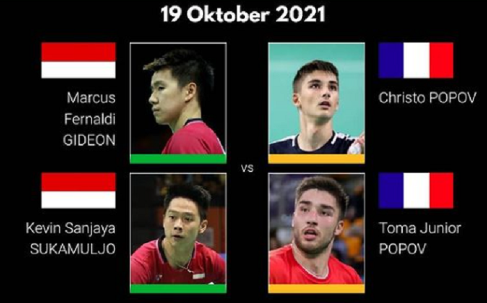 JADWAL Badminton DENMARK OPEN 2021 dan Hasil Drawing BABAK PENYISIHAN Denmark Open 2021, 19 Oktober 2021