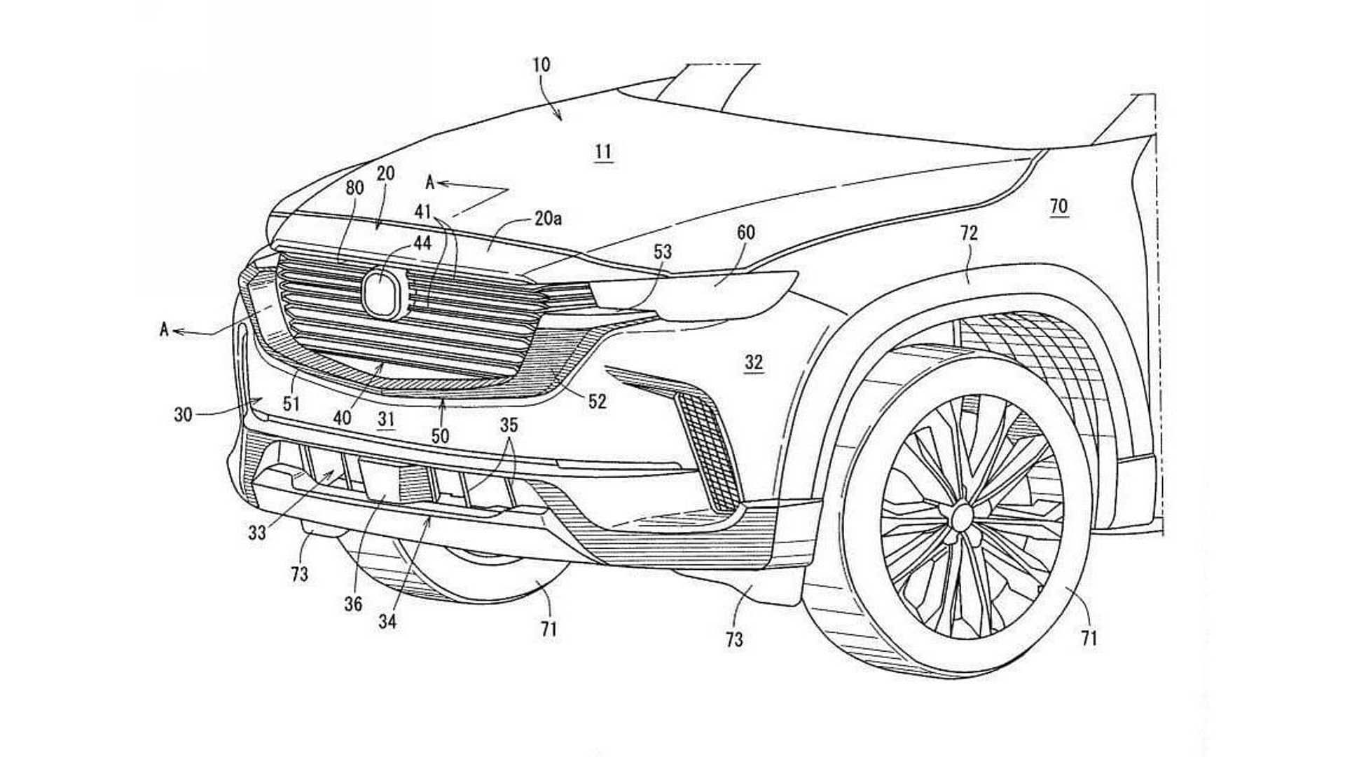 detail rancangan Mazda CX-50 yang beredar di media sosial