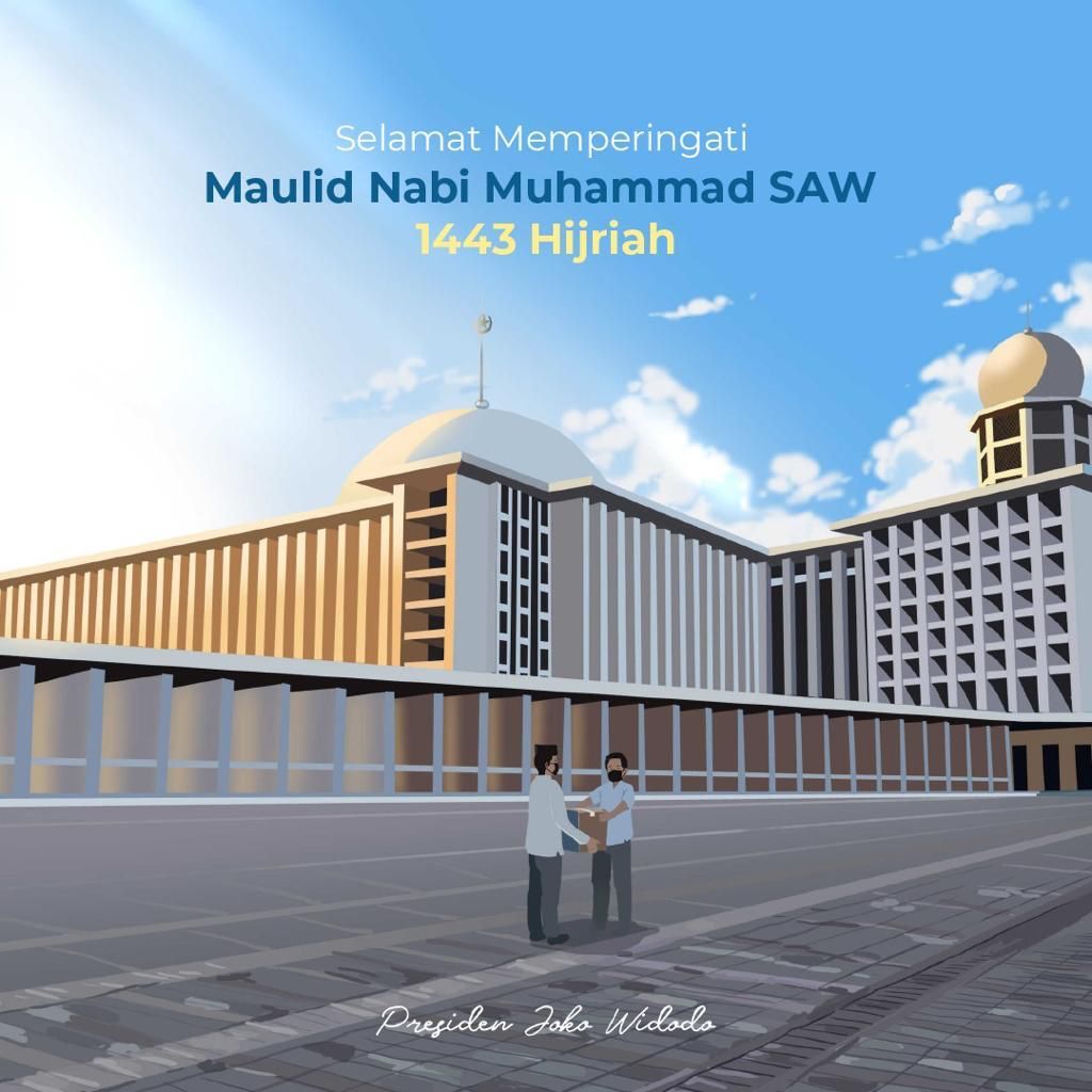 Pesan Jokowi di Maulid Nabi Tahun Ini, Tentang Kepedulian yang