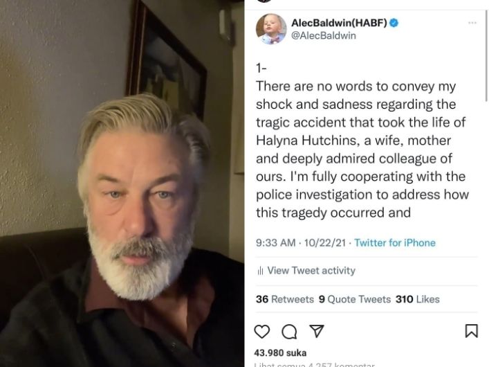 Insiden Tragis Syuting Film Tak Sengaja Aktor Alec Baldwin Menembak Mati Crew Film Dan Melukai Sutradaranya Cirebon Raya