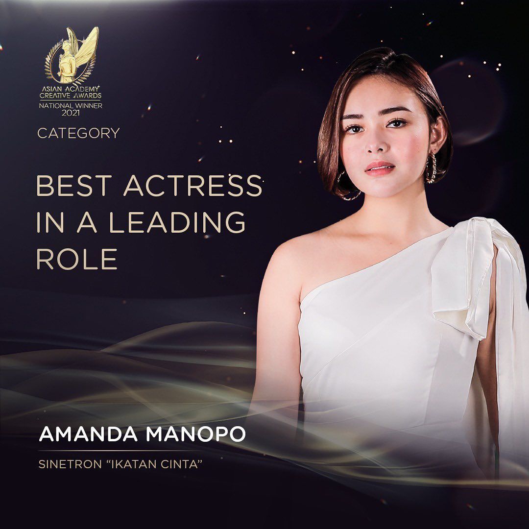 Amanda Manopo di Asian Academy Creative Awards 