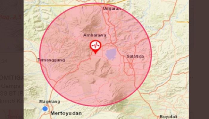 Rentetan Gempa Di Ambarawa Adalah Karakter Gempa Swarm Begini