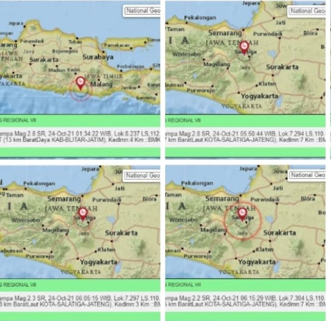 Waspada Rentetan Gempa Kembali Landa Banyubiru Dan Ambarawa Minggu Ini