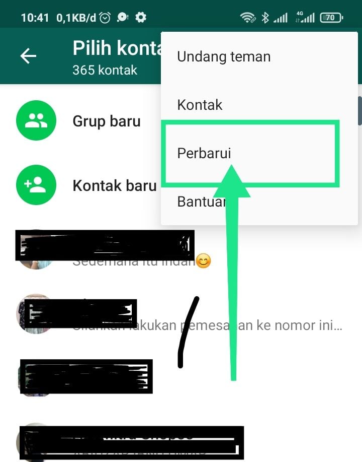 Cara Mengatasi Kontak WA WhatsApp Berubah Jadi Nomor Semua Tidak Ada