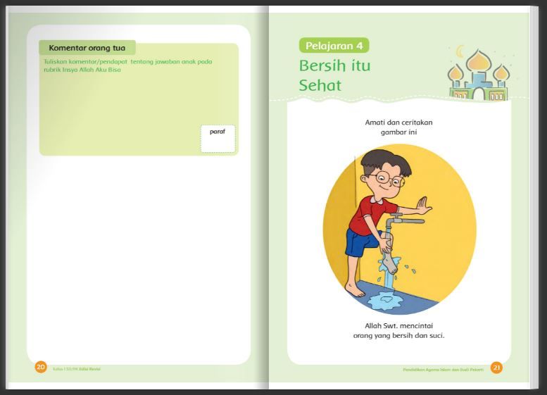 Materi Pai Kelas 1 Sd Pelajaran 4 Bersih Itu Sehat Beserta Link Latihan Soal Dan Buku Paket Pai Kelas 1 Portal Pati