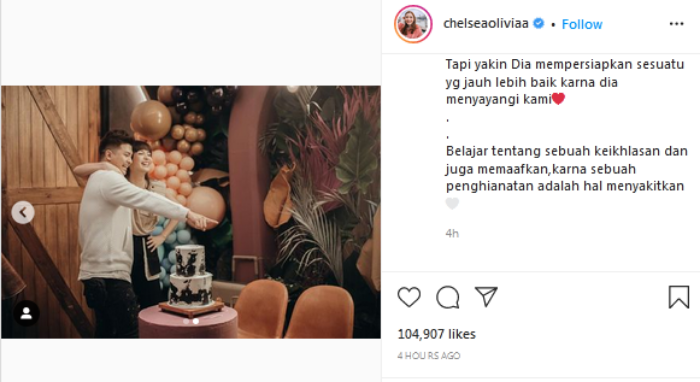 Chelsea Olivia Mendadak Singgung ‘Pengkhianatan’, Glenn Alinskie: Saya Baru Saja Kehilangan Seseorang 