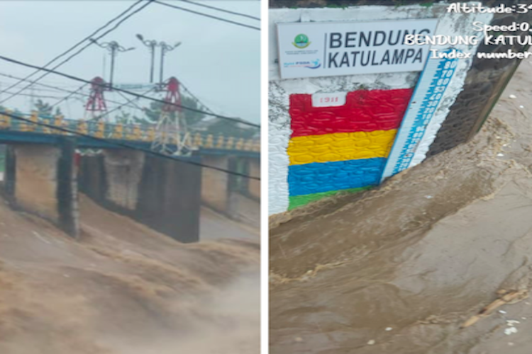 Info Ketinggian Katulampa Saat Ini Siaga 3, Puncak Bogor Diguyur Hujan Deras