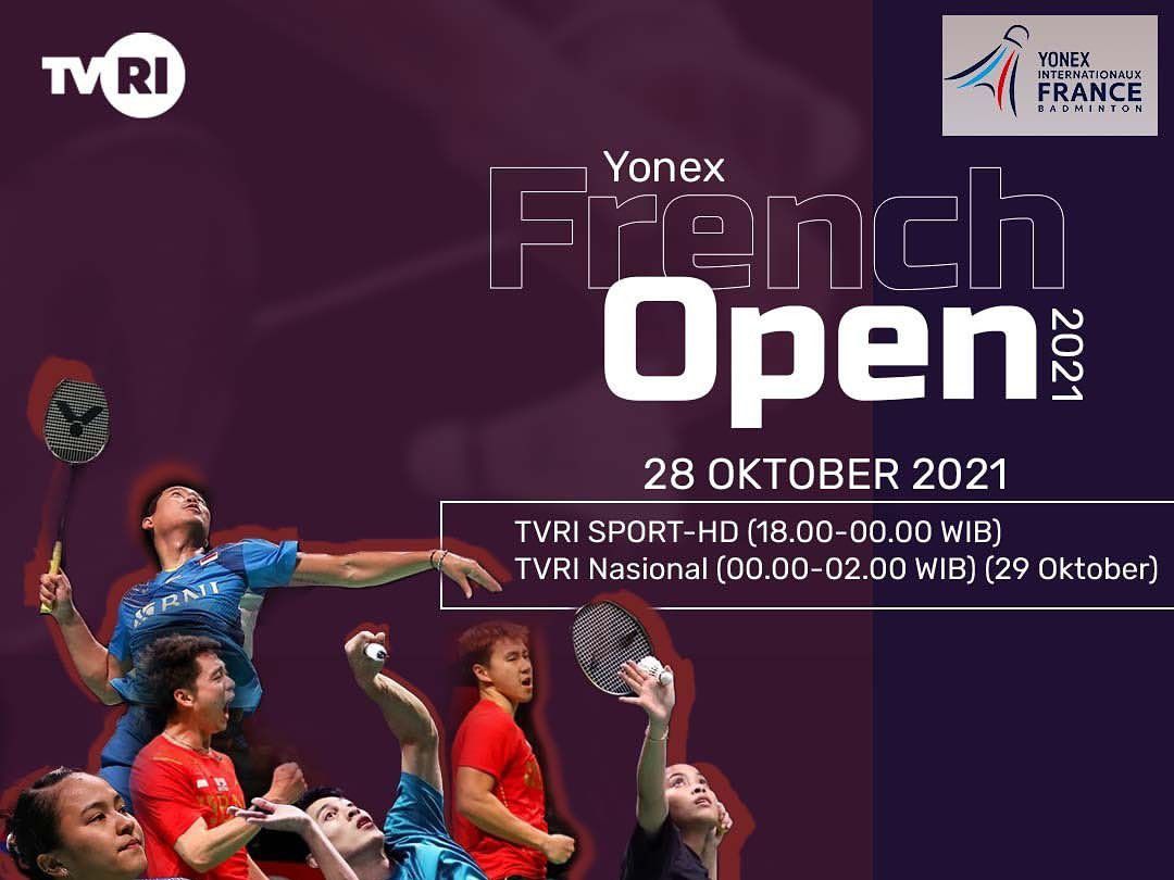 SEDANG BERLANGSUNG! Live Streaming TVRI French Open 2021 Hari Ini, 28 Oktober