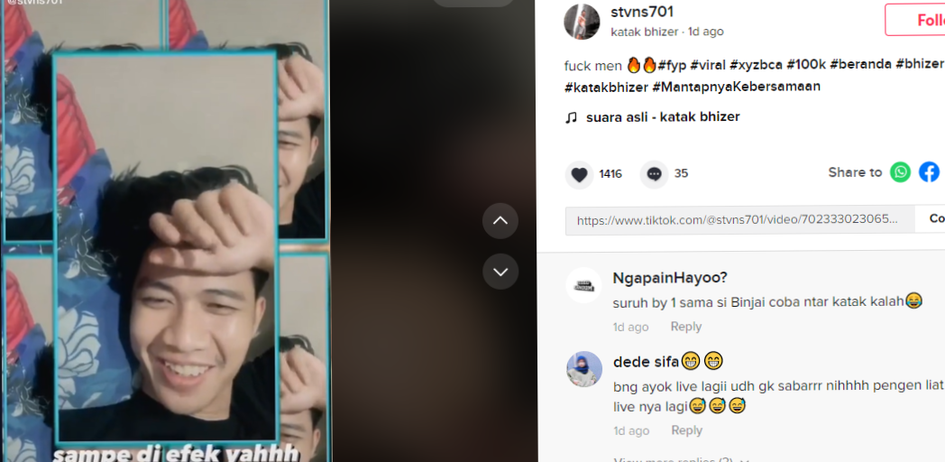 Profil Katak Bhizer Yang Viral Di Tiktok Nama Asli Akun Instagram Youtube Umur Dan Alasan Viral Berita Diy
