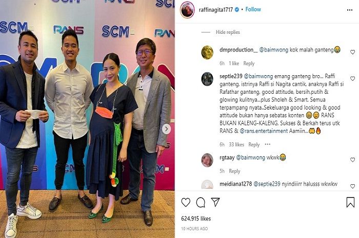 Komentar Baim Wong pada unggahan Kaesang Pangarep jadi komisaris Rans Entertainment jadi sorotan netizen. 