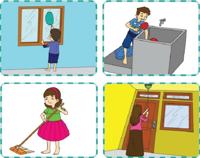 Cara Menjaga Kebersihan Rumah Dan Sekolah