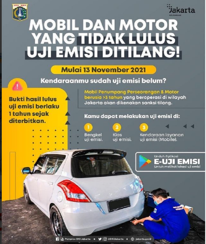 Bagaimana Jika Tidak Lulus Uji Emisi Begini Sanksinya Simak Syarat Lulus Uji Emisi Kendaraan