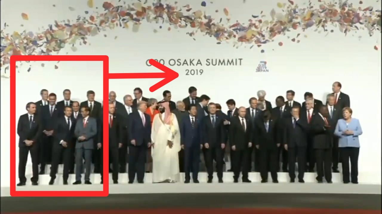 Salah satu foto Presiden Jokowi di Pertemuan G20 yang disebut hoaks oleh Roy Suryo
