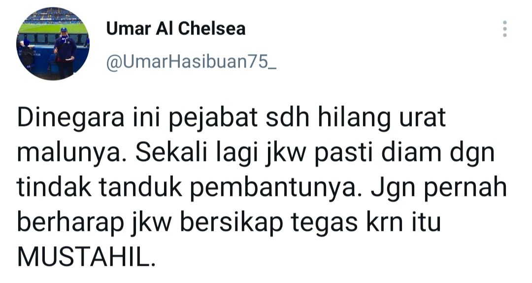 Cuitan Umar Hasibuan. 