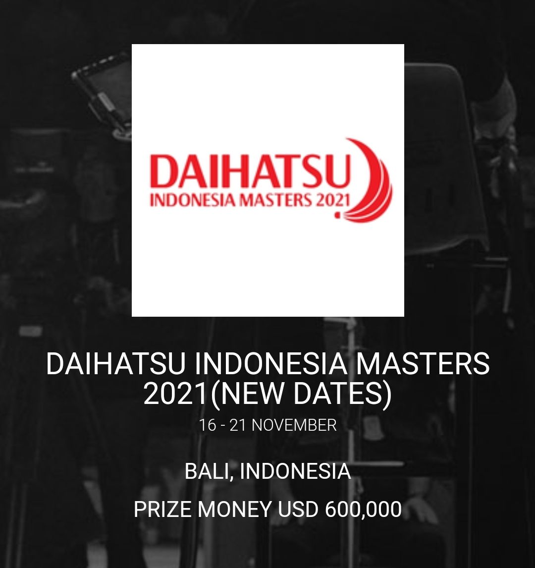 Indonesia master 2021 bali