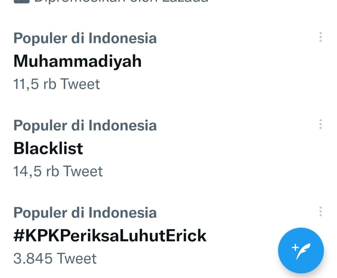 Muhammadiyah trending di Twitter, Minggu 7 November 2021