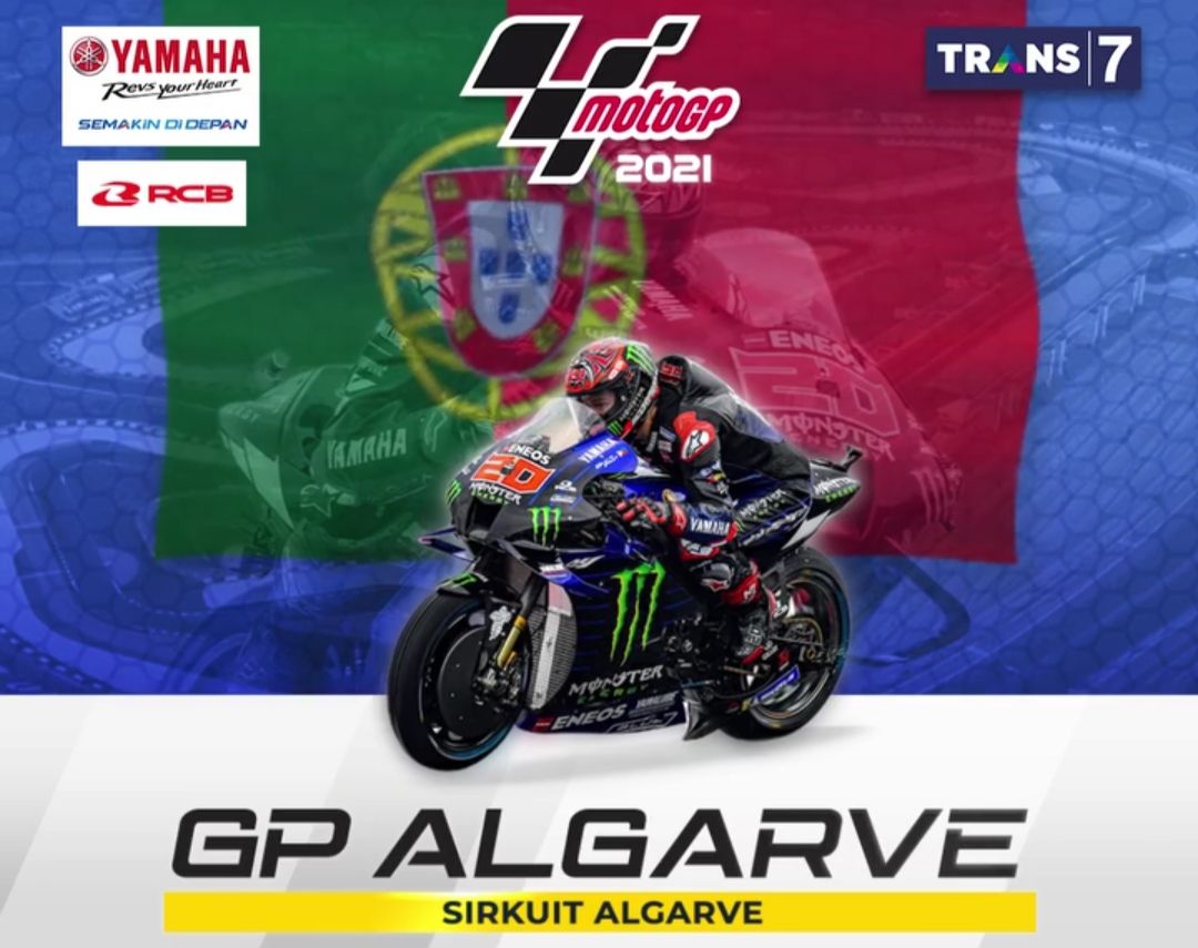 5 Link Live Streaming MotoGP Algarve, Minggu 7 November 2021 Yuk Nonton di TV Online Fox Sports 2, Trans 7