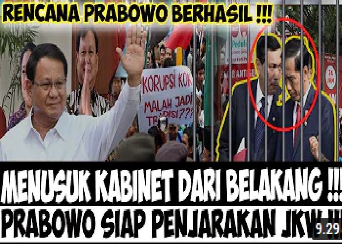 Menhan Prabowo Subianto Dikabarkan Penjarakan Presiden Jokowi, Tusuk dan Kudeta dari Belakang Cek Faktanya di Sini