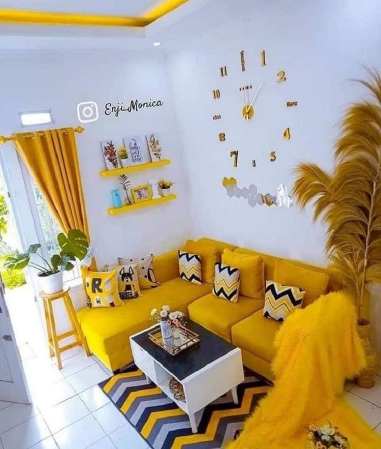 Inspirasi! 10 Dekorasi Rumah Idaman Keluarga Nuansa Kuning, Cocok Buat