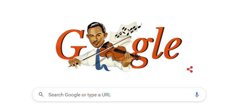 Google Doodle Tampilkan Ismail Marzuki
