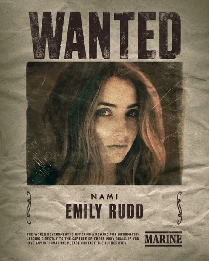 Pemeran Serial One Piece Live Action Netflix: Emily Rudd sebagai Nami