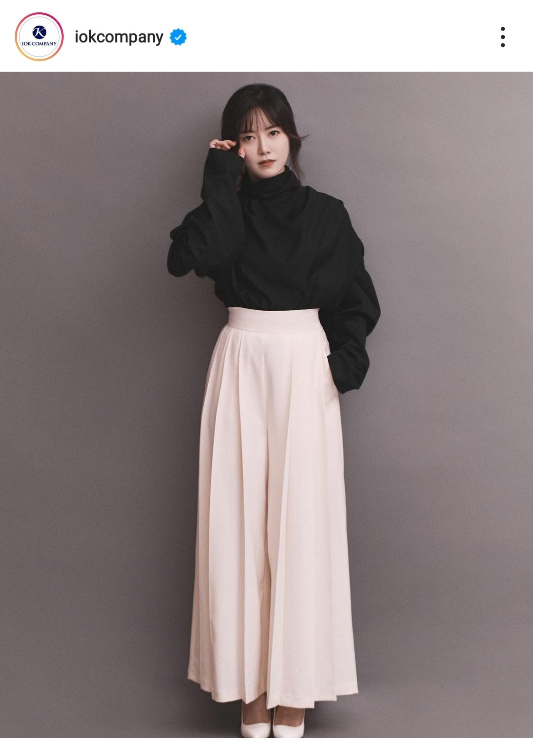 Foto profil terbaru Koo Hye Sun di Instagram agensinya IOK Company