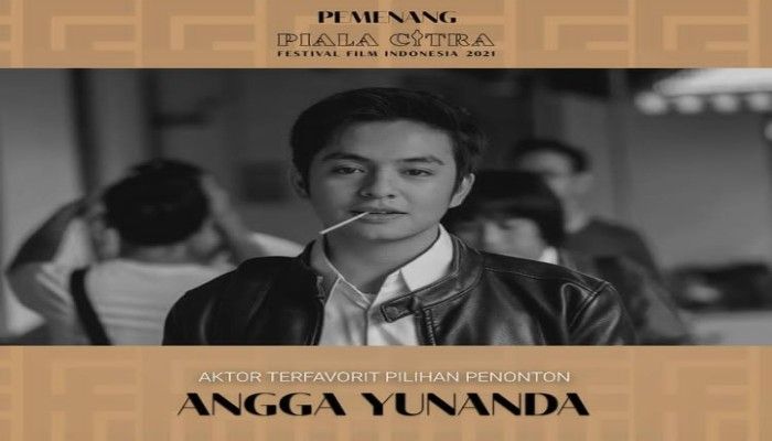 Angga Yunanda Menjadi Pemenang Piala Citra Festival Film Indonesia 2021 Kategori Aktor Terfavorit Pilihan Penonton