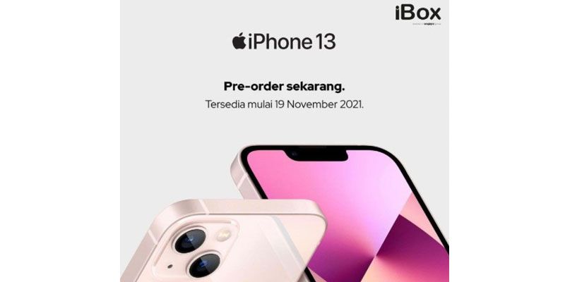 cara pre order iphone 13 di ibox