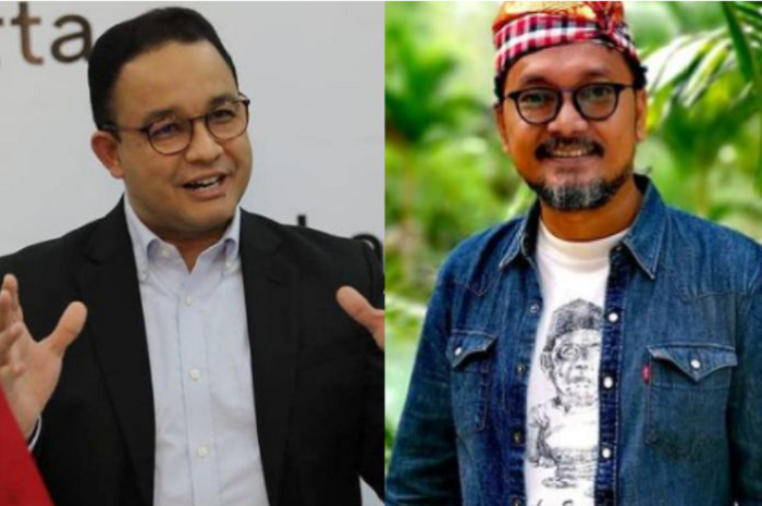 Gubernur DKI Jakarta Anies Baswedan dan Politisi PSI Guntur Romli/Kolase foto Instagram/@gunromli/@aniesbaswedan/