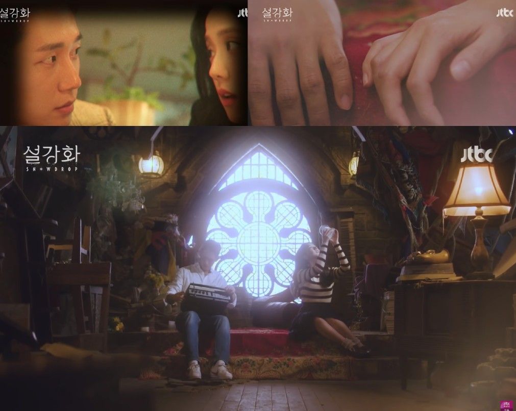  Jung Hae In dan Jisoo BLACKPINK di drama Snowdrop / Tangkapan layar YouTube JTBC Drama