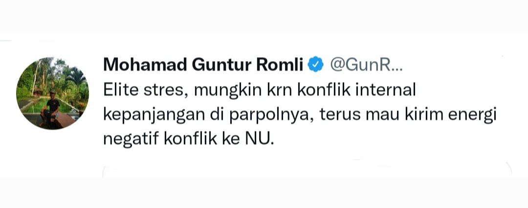 Cuitan Mohamad Guntur Romli. 