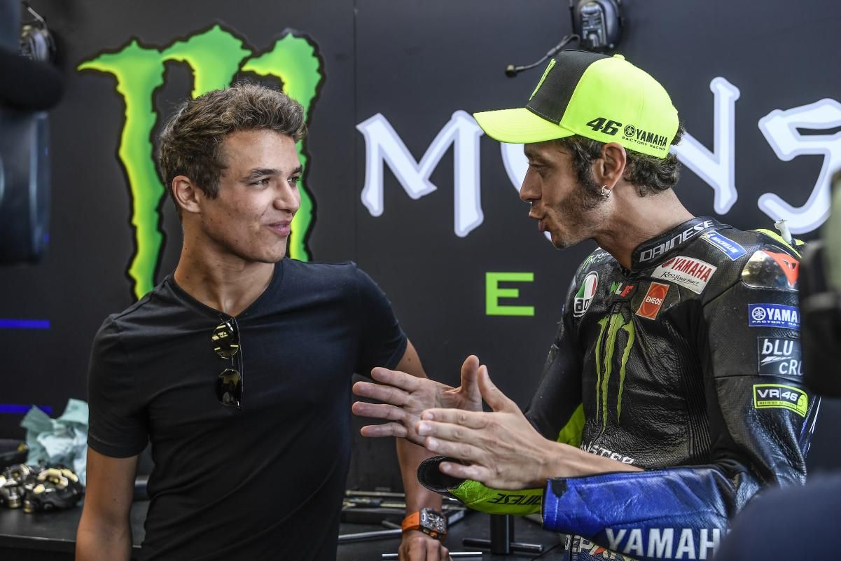 valentino rossi lando norris