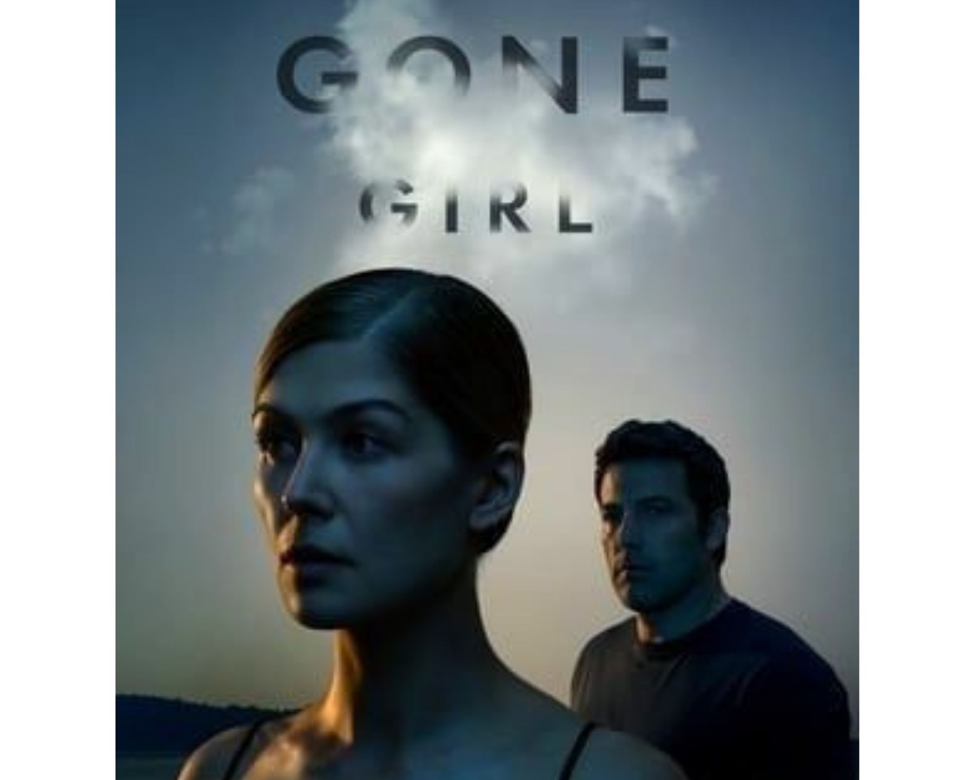 Poster Gone Girl yang dibintangi Ben Affleck dan Rosamund Pike