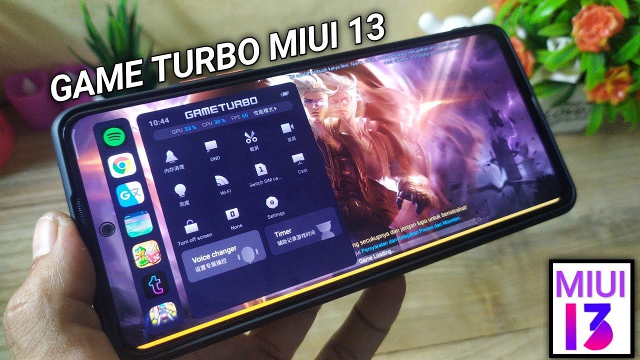 Ilustrasi Game Turbo 4.0 di MIUI 13 terbaru.