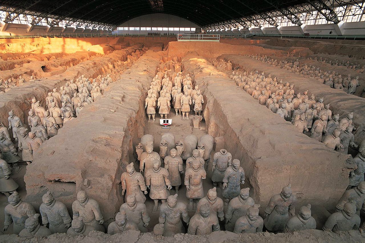 Makam Qin Shi Huang.