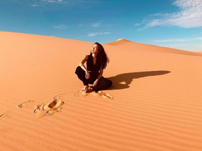 Anna Aiko saat menyusuri Jazirah Arab