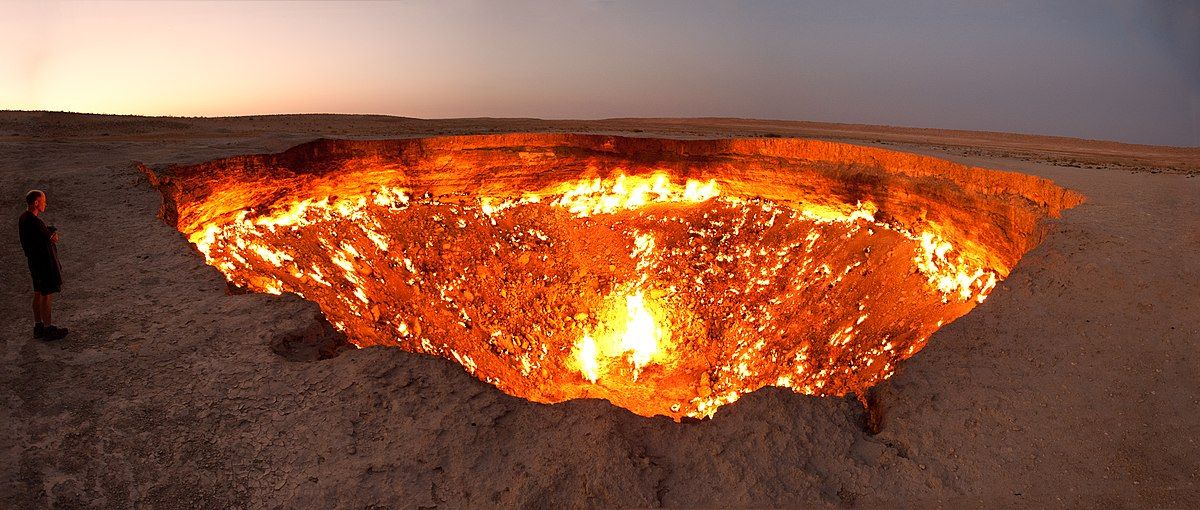 Pintu neraka di Turkmenistan