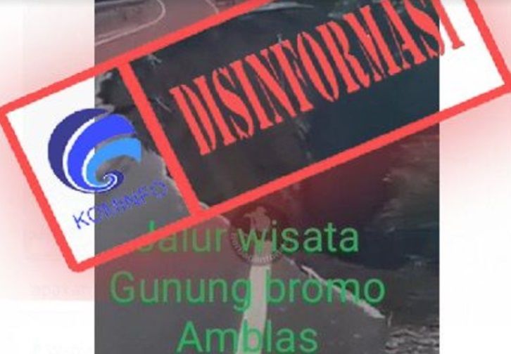 Hoaks Video Jalur Wisata Gunung Bromo Amblas.