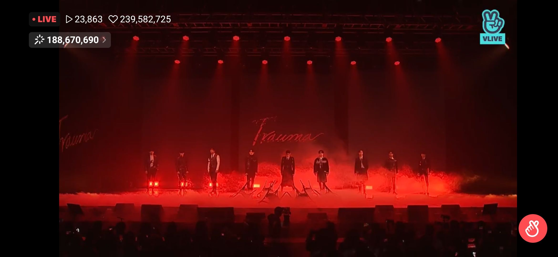 SF9 tampilkan lagu Trauma d showcase album Rumination.