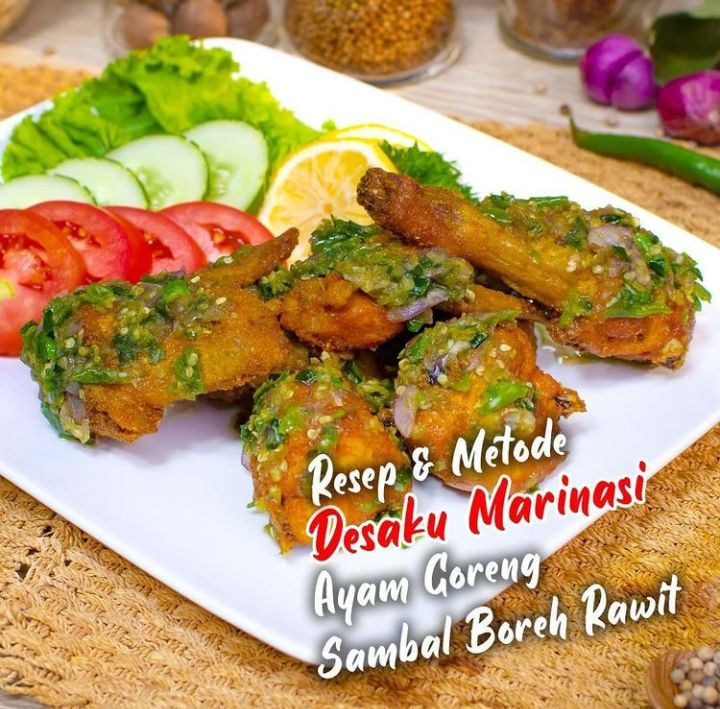  Resep  Ayam Goreng Sambal Boreh Rawit ala Rudy  Choirudin  