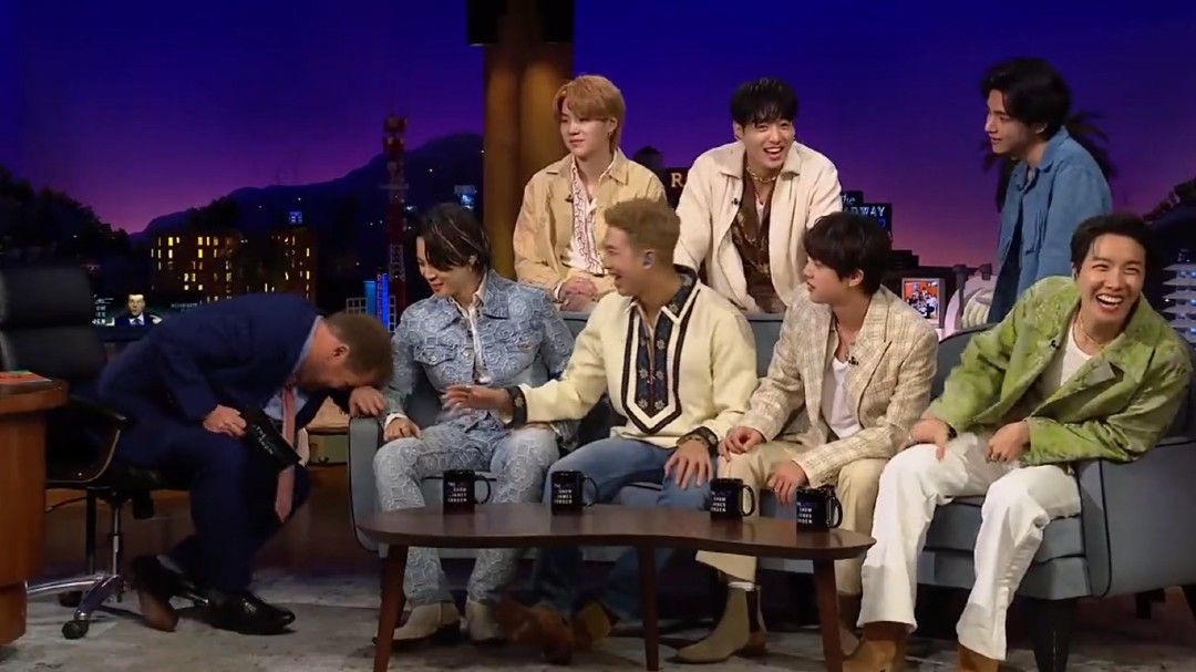 BTS di acara The Late Late Show with James Corden