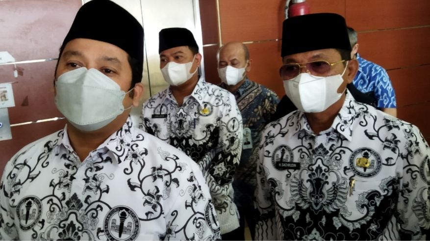 Wali Kota Tangerang Arief R Wismansyah saat perayaan puncak HUT PGRI ke 76