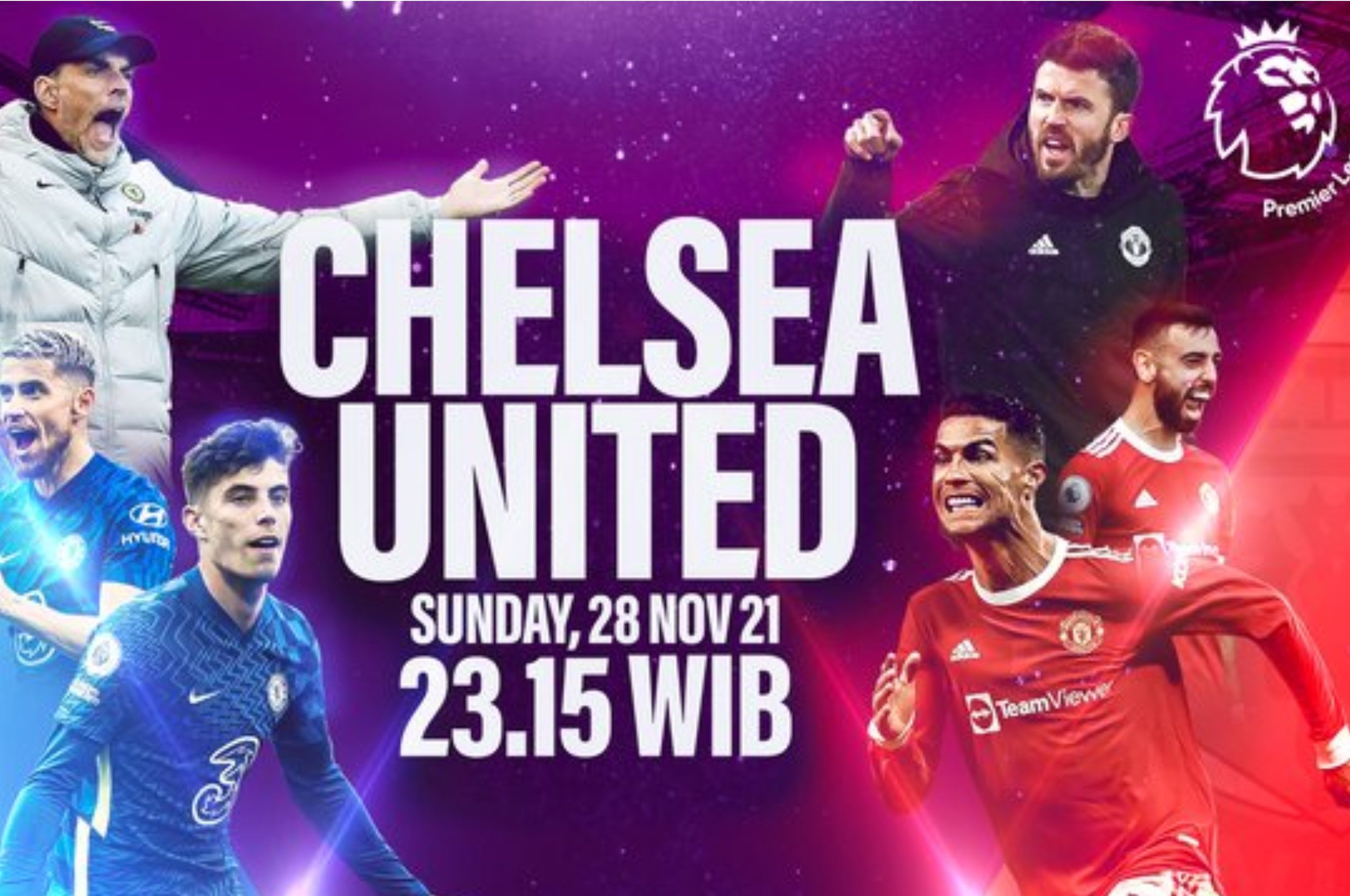 Jadwal Liga Inggris 27-28 November 2021, Big Match Chelsea vs Manchester United