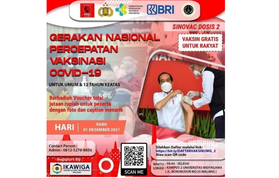 info vaksin Kota Malang.