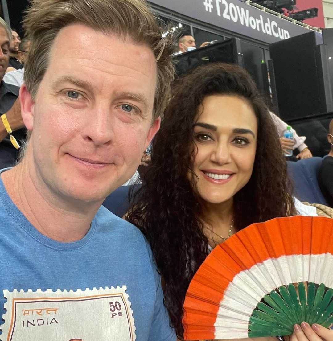Preity Zinta bersama sang suami Gene Goodenough