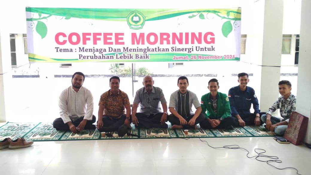 Coffe Morning yang khusus diadakan untuk mengapresiasi  capaian BEM FEBI tersebut bertempat di Kampus FEBI IAIN Langsa jum'at, 26 November 2021.