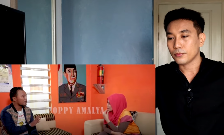 YouTuber Anjas di Thailand melakukan analisa tukang nasi goreng dalam pembunuhan ibu dan anak di Jalancagak, Subang